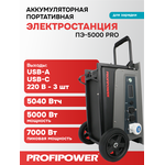 АККУМУЛЯТОРНАЯ ПОРТАТИВНАЯ ЭЛЕКТРОСТАНЦИЯ F0066 PROFIPOWER ПЭ-5000PRO 5000ВТ