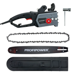 СЕТЕВАЯ ПИЛА ЦЕПНАЯ T0030 PROFIPOWER PEC-2200, 16", 2200 ВТ, С МЕХАНИЧЕСКОЙ ПОДАЧЕЙ МАСЛА
