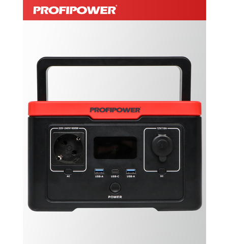 АККУМУЛЯТОРНАЯ ПОРТАТИВНАЯ ЭЛЕКТРОСТАНЦИЯ F0060 PROFIPOWER ПЭ-600 600ВТ